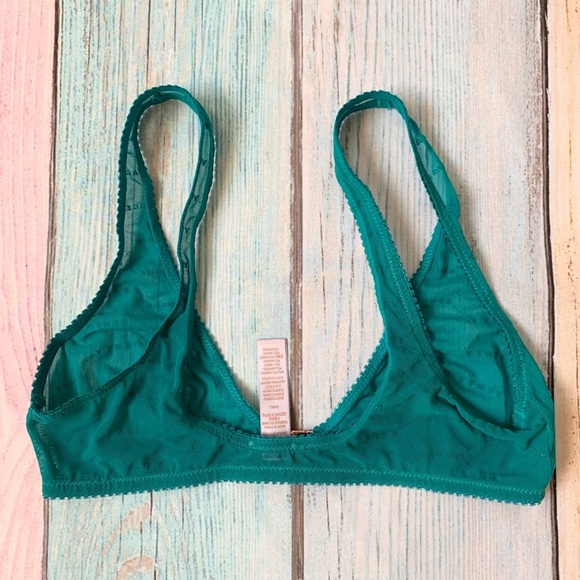 Set of 2 savage x Fenty see through mesh bralettes size small - Picture 6 of 10